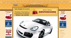 Desktop Screenshot of niespodzianka.info